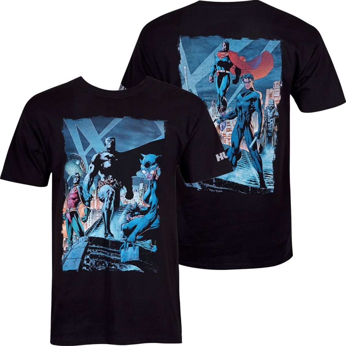 Hush Comic Rooftop Meeting Image Mens T-Shirt - Medium