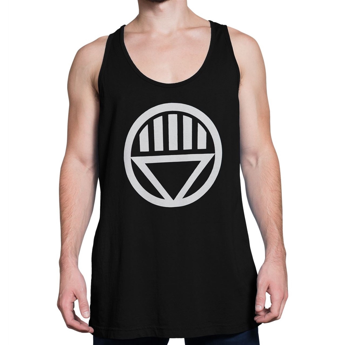 Black Lantern Symbol Mens Tank Top - Medium