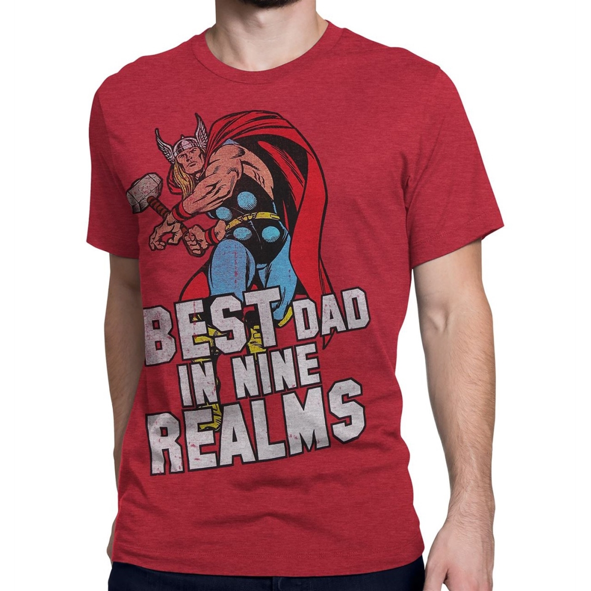 Best Dad In Nine Realms Mens T-Shirt - Small
