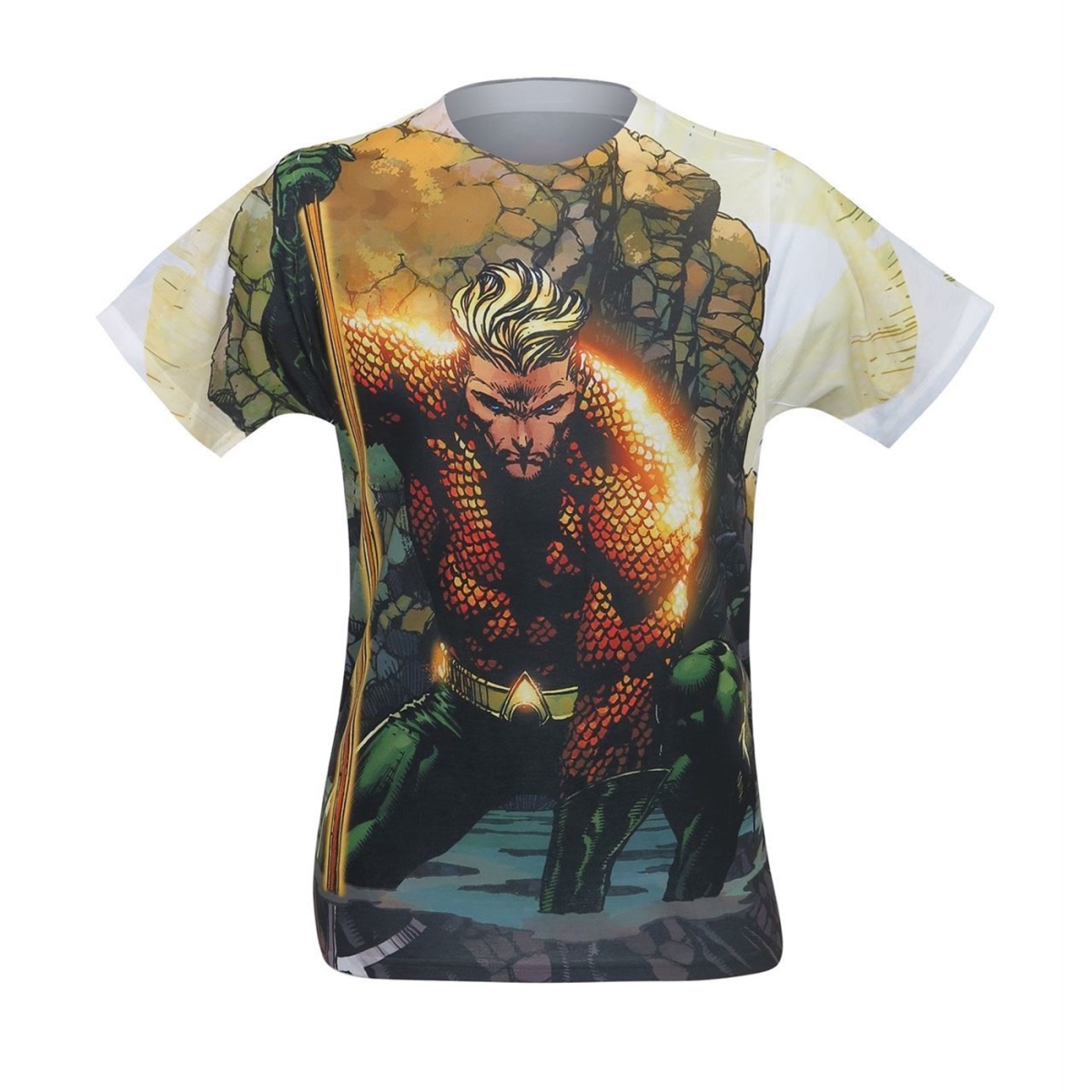 Good Vs Evil Sublimated Front Print Mens T-Shirt - 3XL