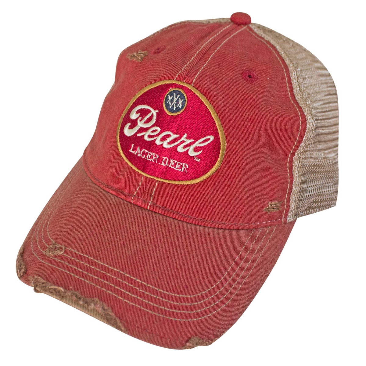 Lager Retro Brand Orange Men Trucker Hat