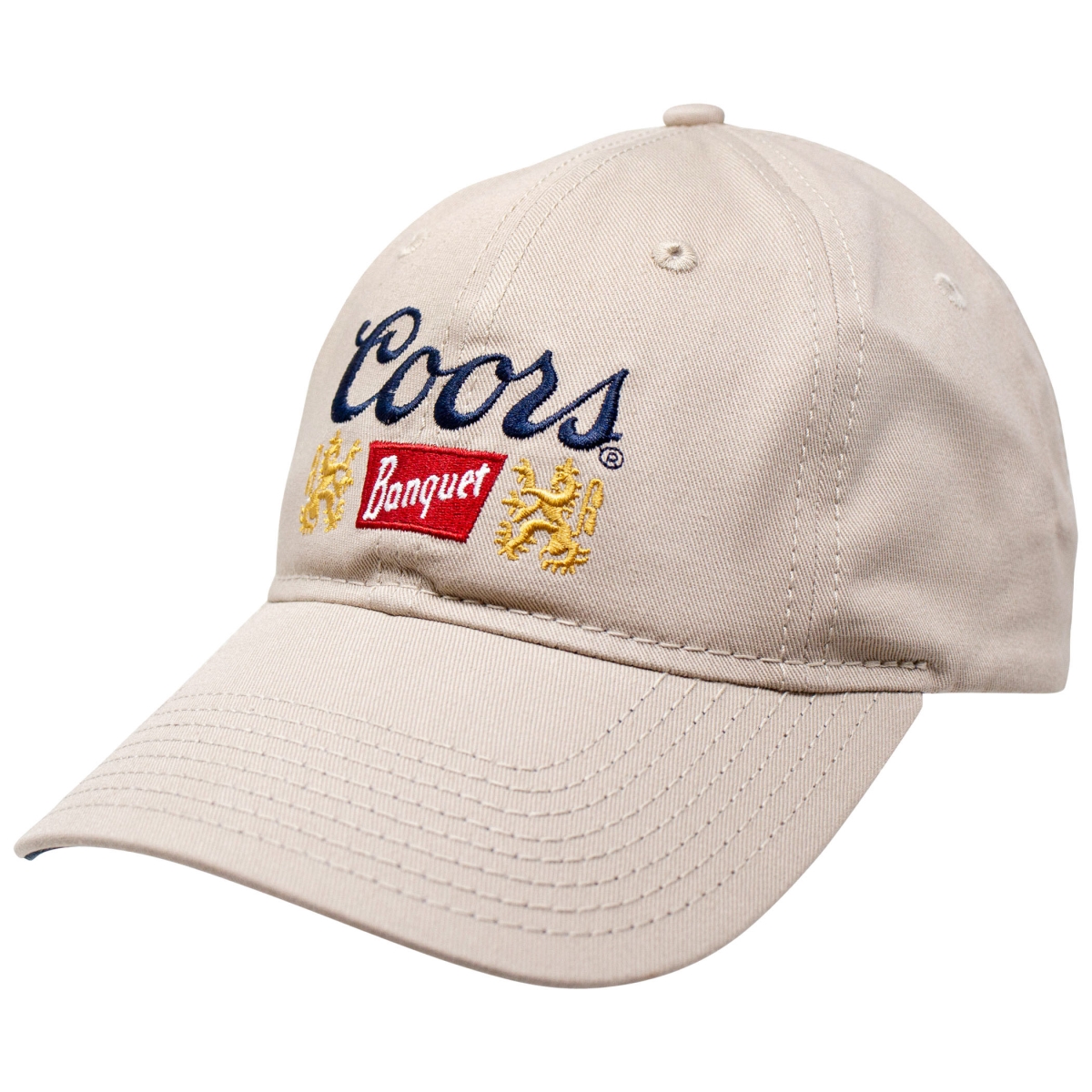 Picture of Coors 795557 Coors Banquet Beer Logo Adjustable Khaki Hat
