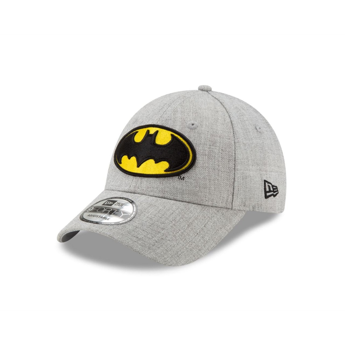 Picture of Batman 111504 Batman Classic Logo Grey New Era 9 Forty Adjustable Hat