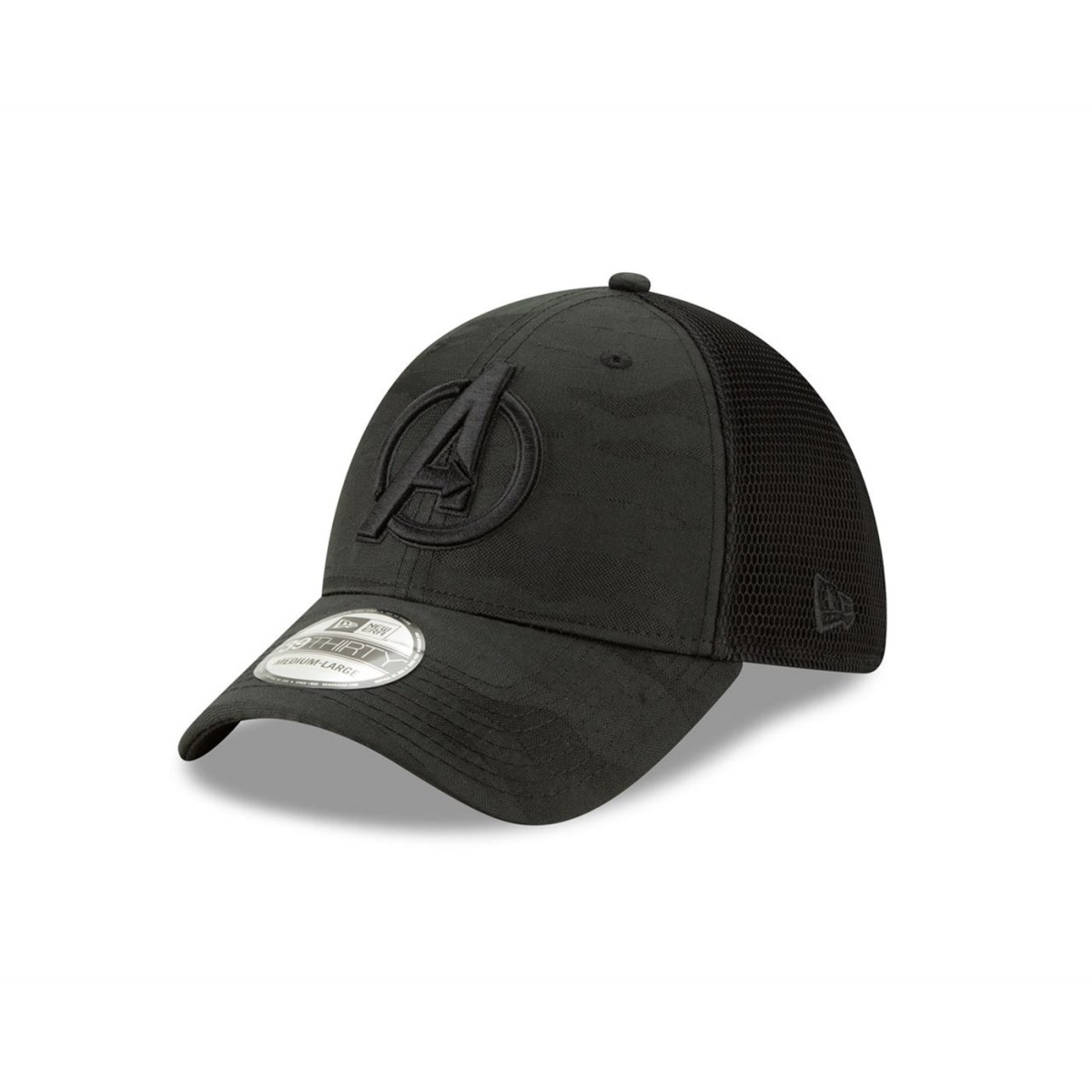 Picture of Avengers Endgame 111495-s-m-Small-Medium Avengers Endgame Symbol Camo New Era 39 Thirty Fitted Hat - Small & Medium