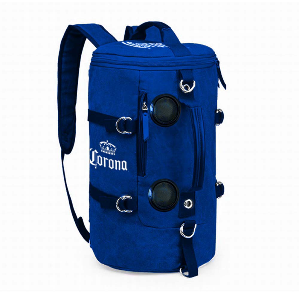 Picture of Corona Extra 48359 Corona Extra Soft Backpack Bluetooth Speakers Blue Cooler