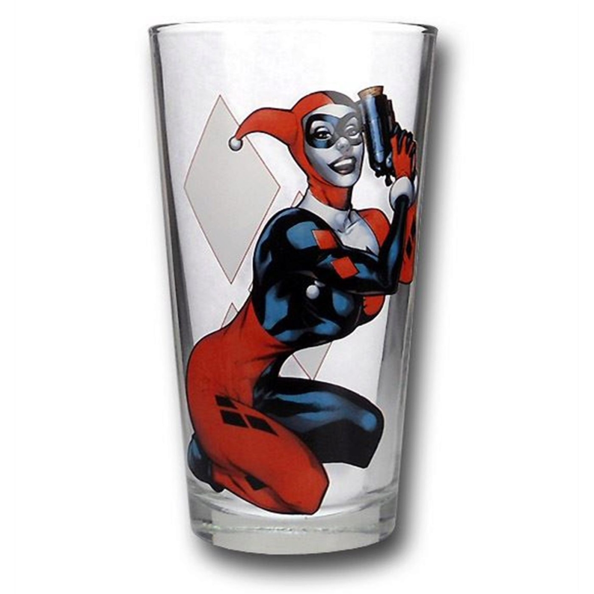 Picture of Harley Quinn glasspintharley Harley Quinn Harley Quinn Pint Glass