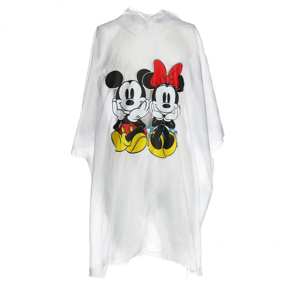 Picture of Mickey Mouse 796737 Mickey Mouse Mickey & Minnie Youth Clear Rain Poncho