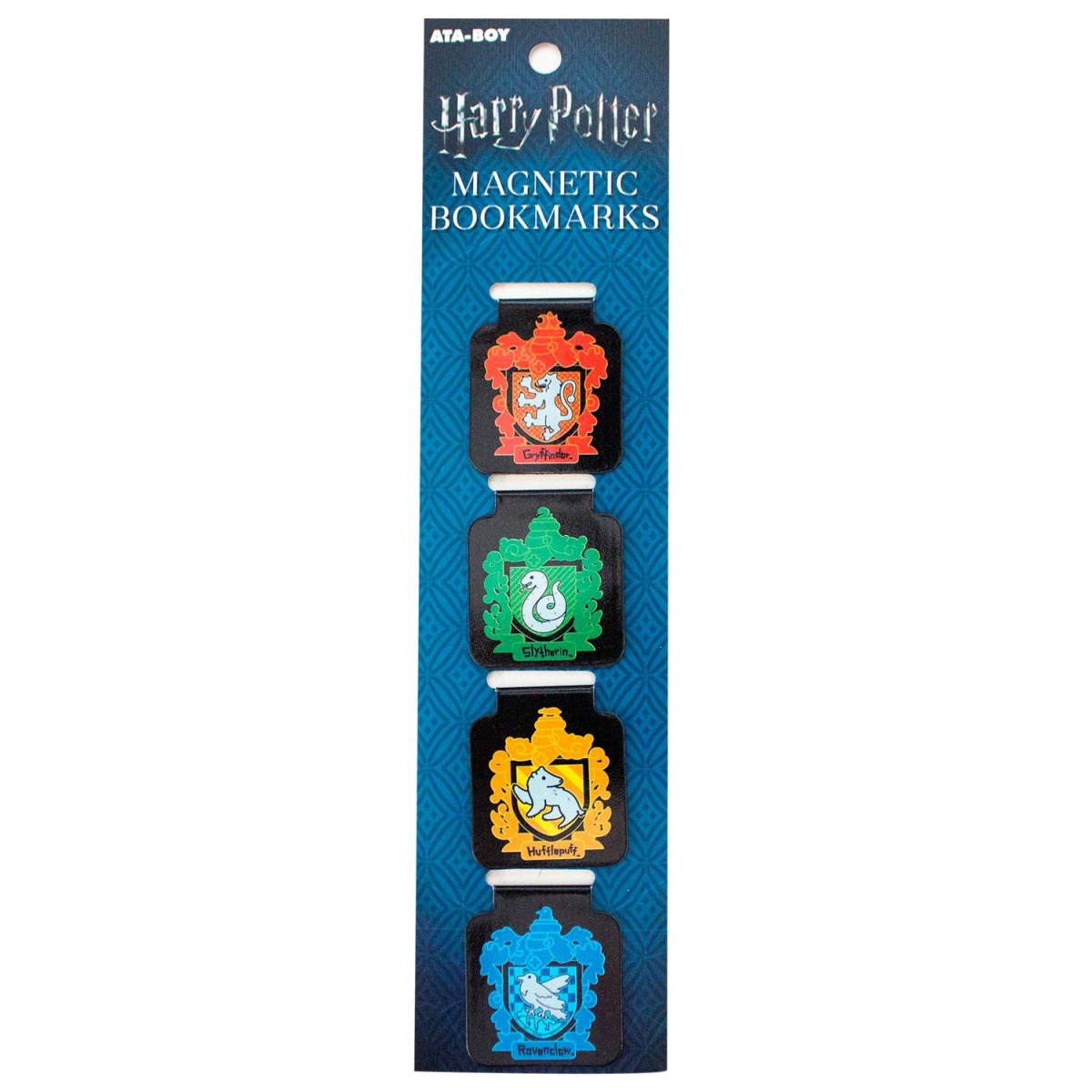 School Crests Magnetic Bookmarks - Set of 4