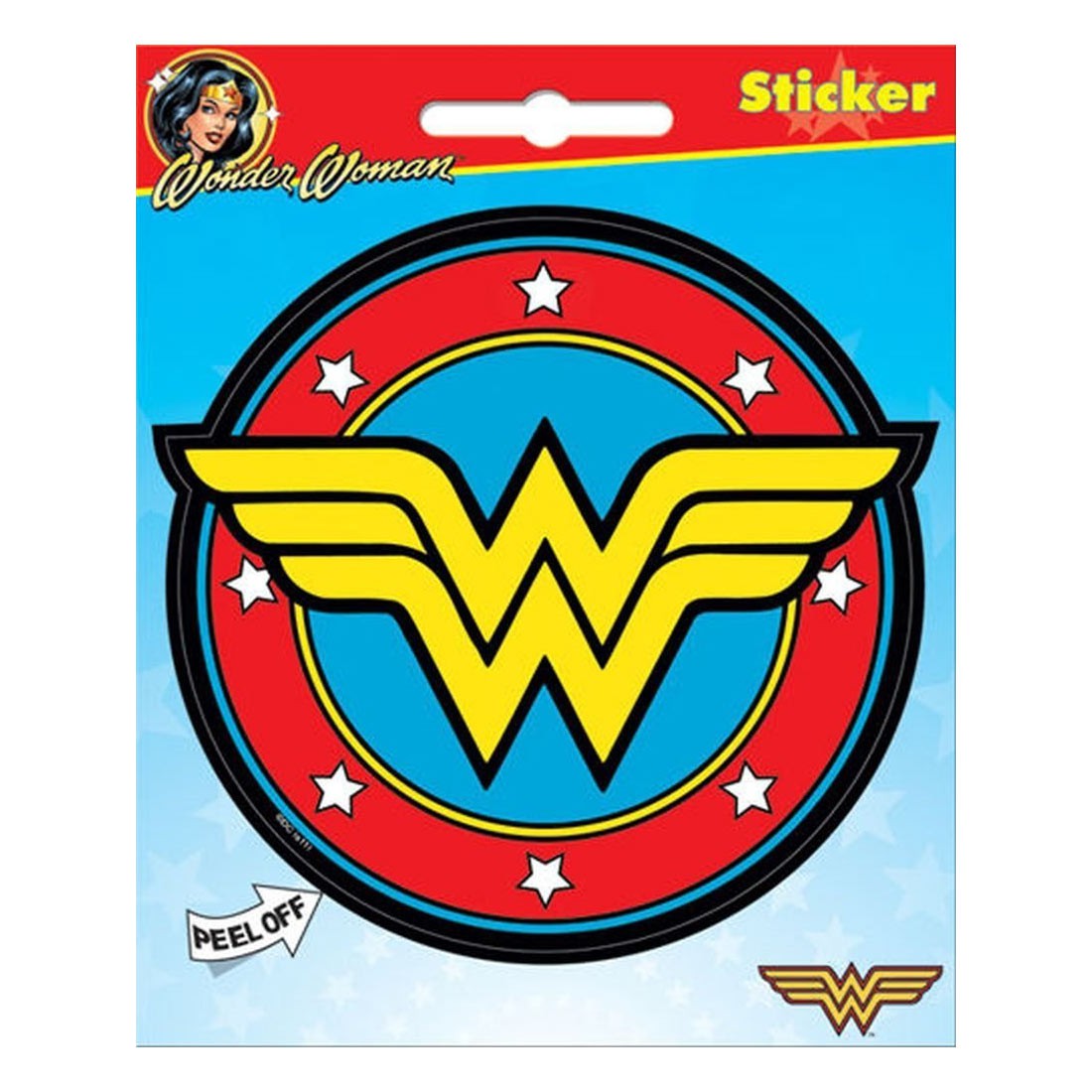 43966  Superhero Logo Sticker