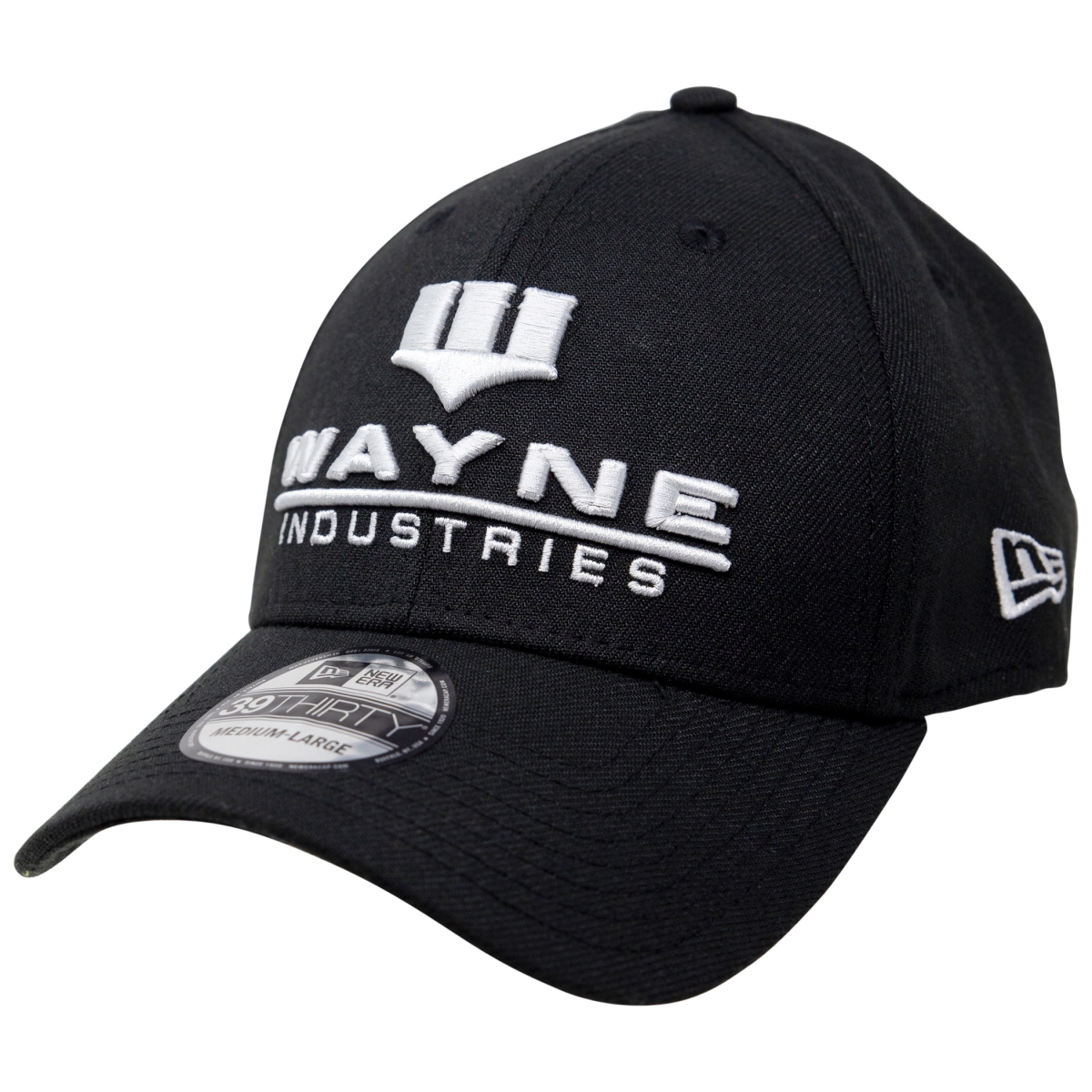 Picture of Batman 112840-l-x-Large-XLarge Batman Wayne Industries New Era 39 Thirty Fitted Hat - Large & Extra Large
