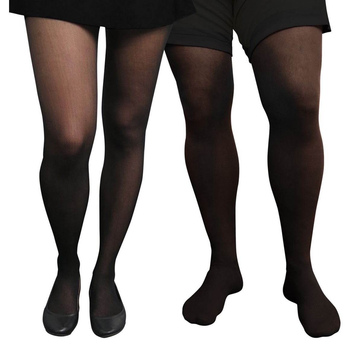 Picture of DC Heroes & Justice League tghtadultcostblk-L DC Heroes & Justice League Adult Unisex Costume Black Tights - Large