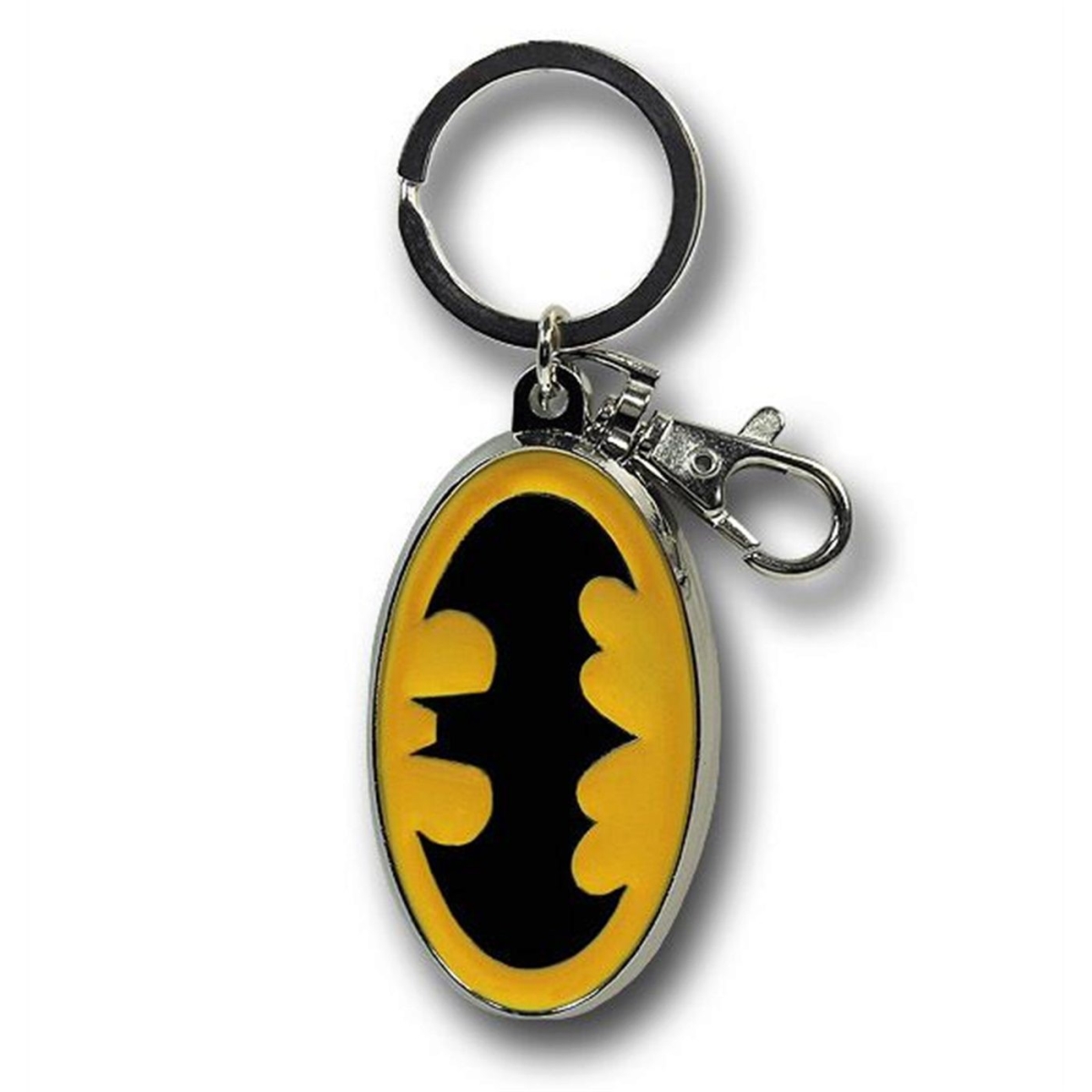 Picture of Batman keybatpewsym Batman Color Symbol Pewter Keychain