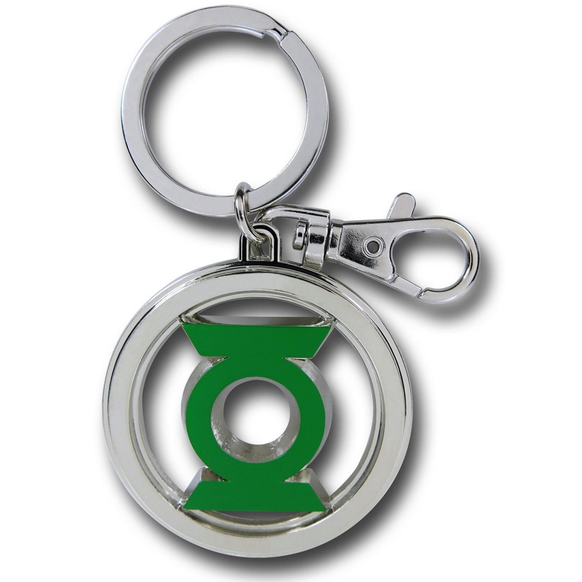 Picture of Green Lantern keyglsymclrpew Green Lantern Symbol Color Pewter Keychain