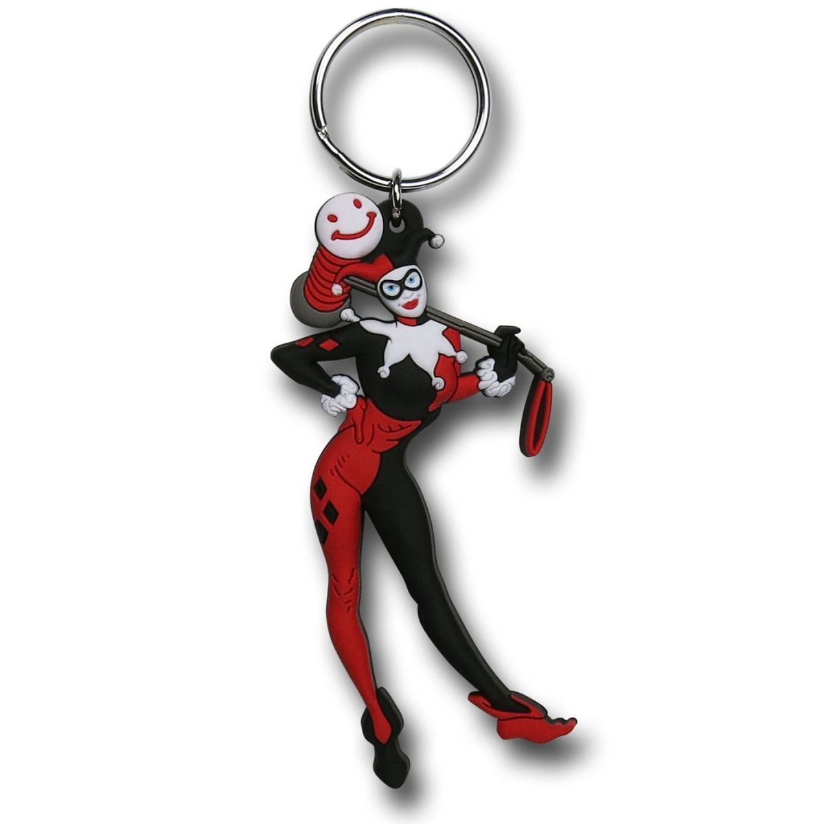 Picture of Harley Quinn keyhrlysftpvc Harley Quinn Soft Touch PVC Keychain