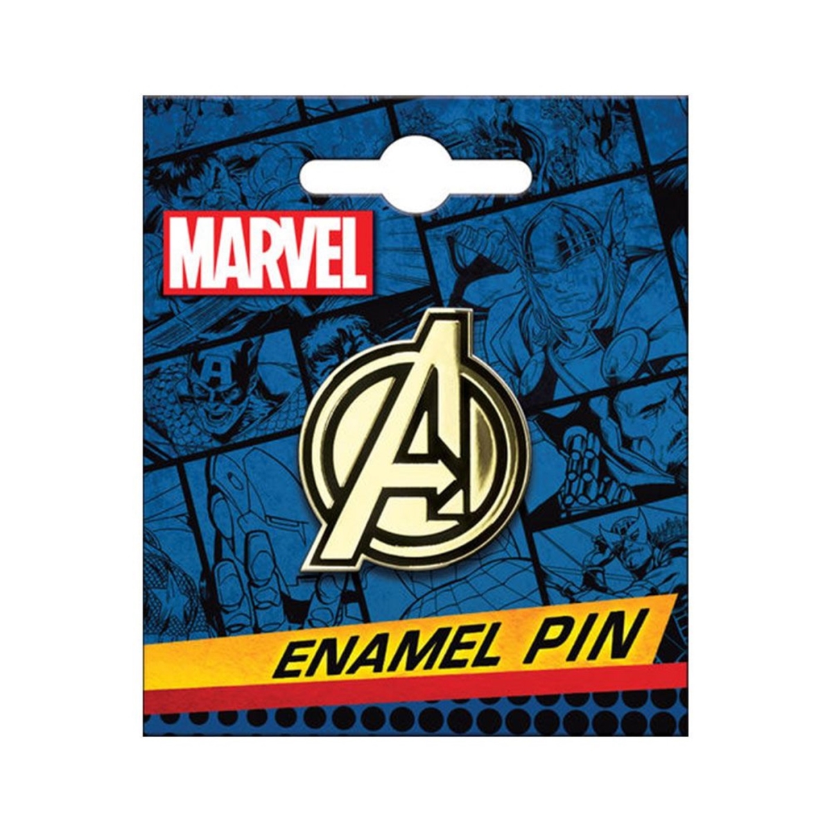 Picture of Avengers 111008 Avengers Logo Gold Enamel Pin