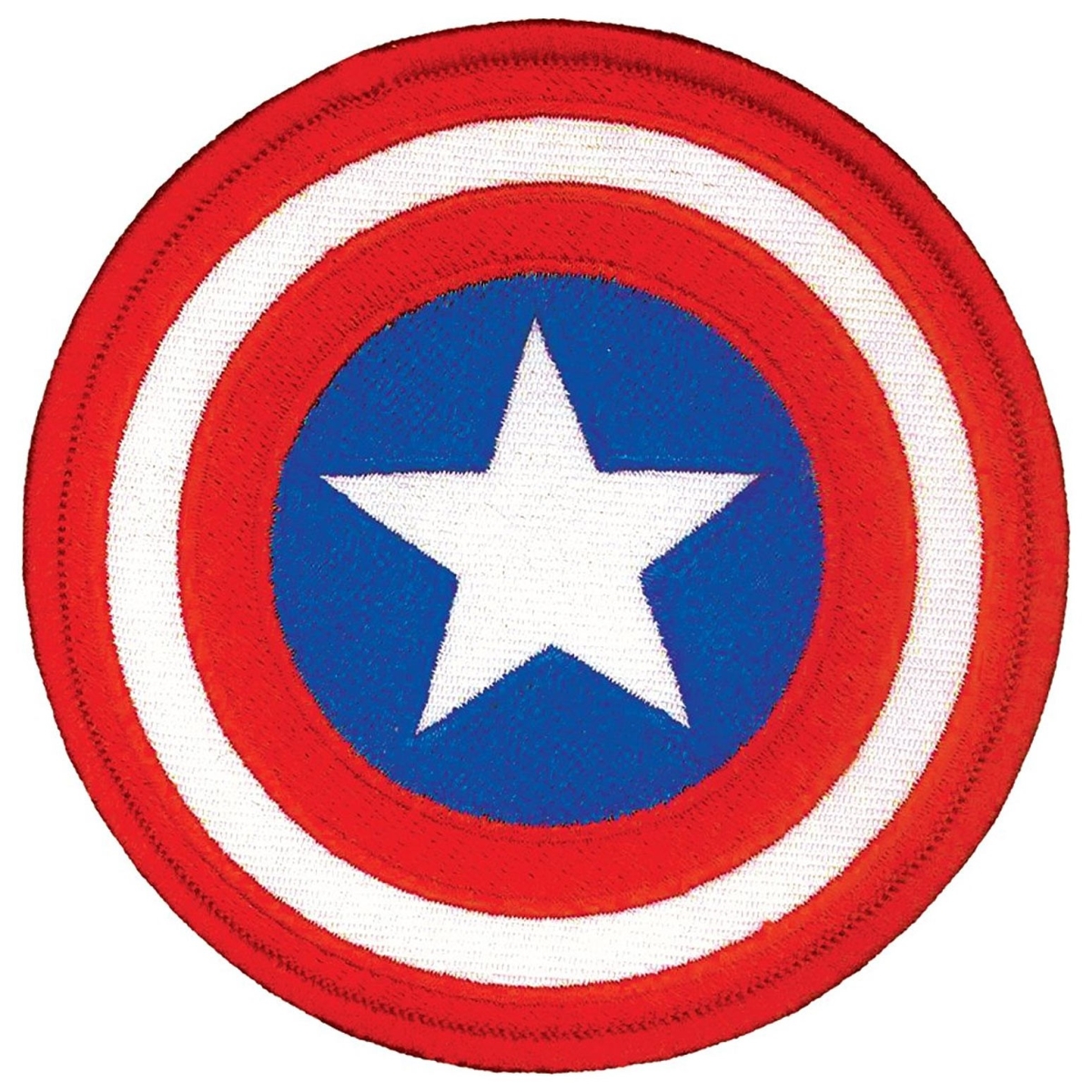 Picture of Captain America 43019 Captain America Red&#44; White & Blue Iron on Patch