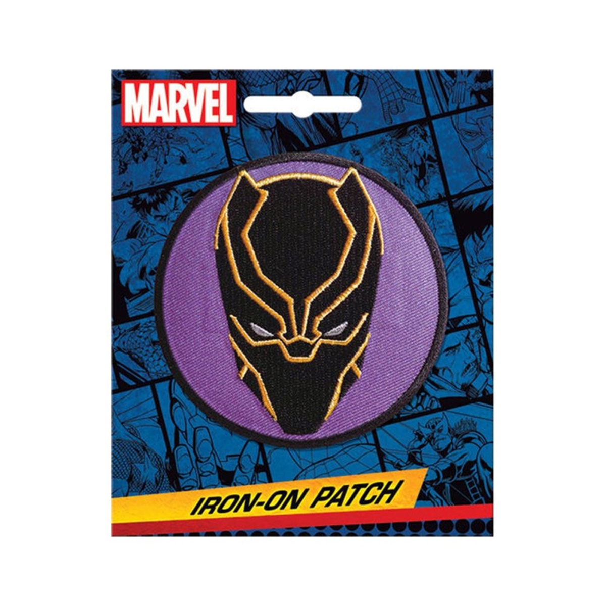 Picture of Black Panther 111023 Black Panther Iron-on Vibranium Symbol Patch