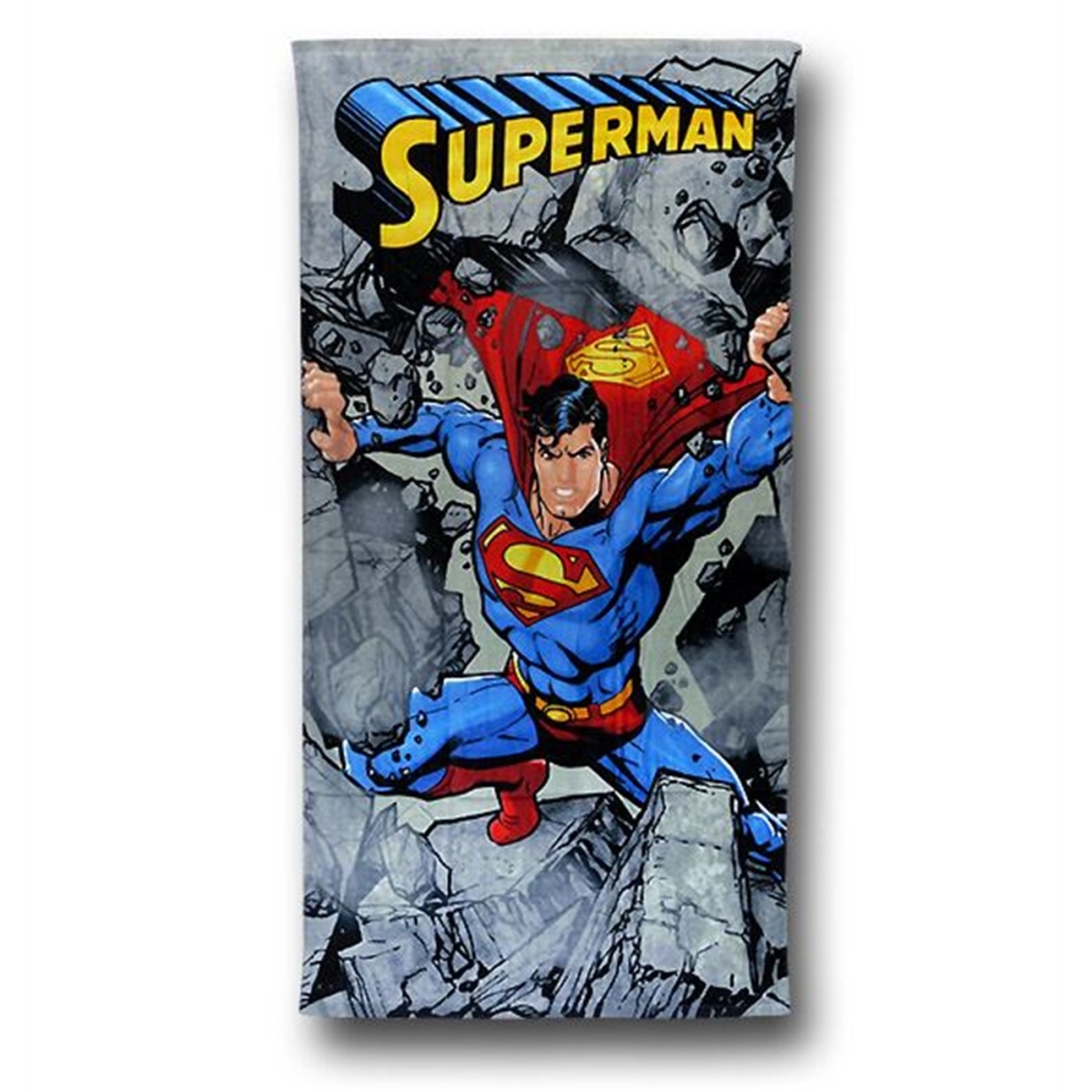 Picture of Superman towlsuprocks Superman Rocks Beach Towel