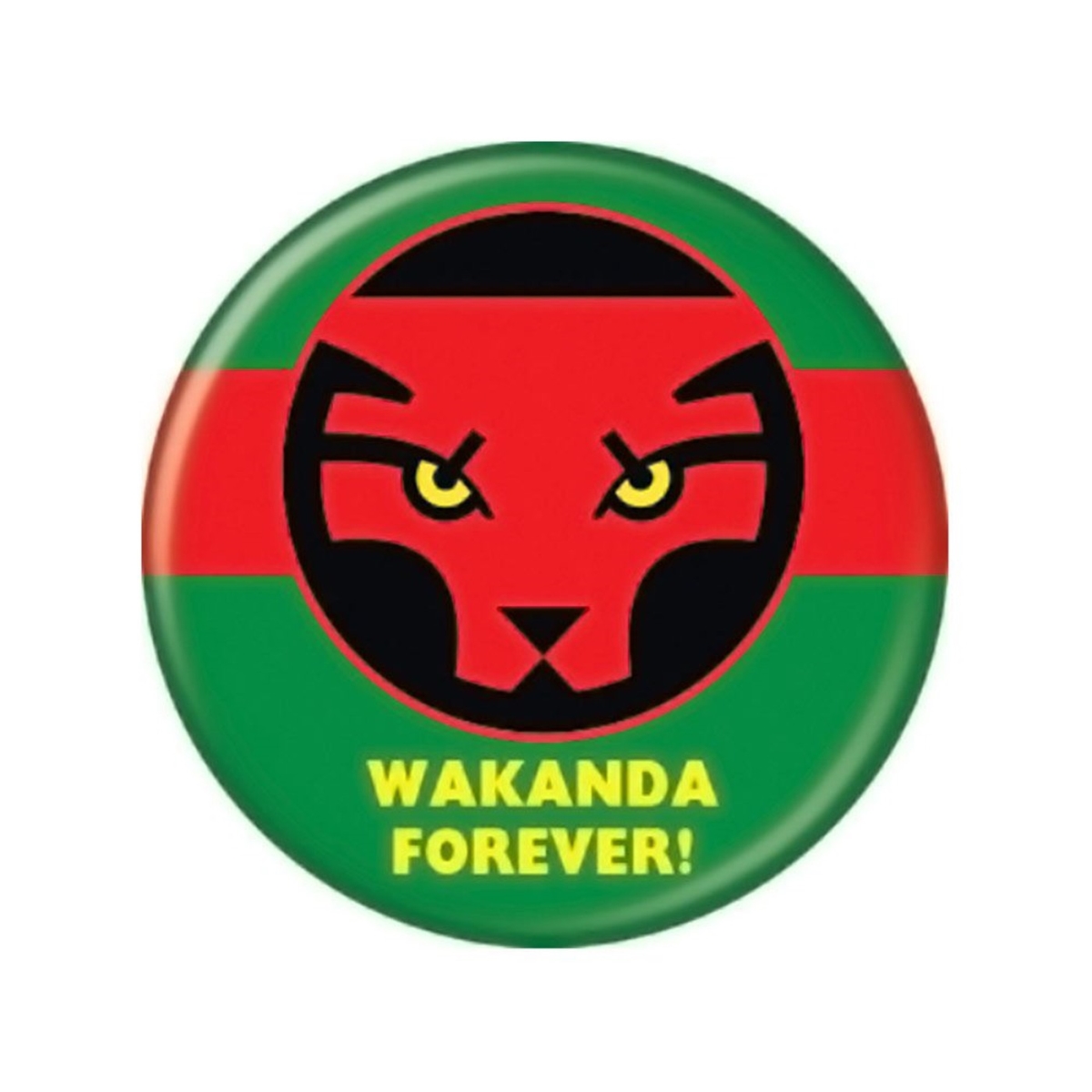 Picture of Black Panther 110806 Black Panther Wakanda Forever Button