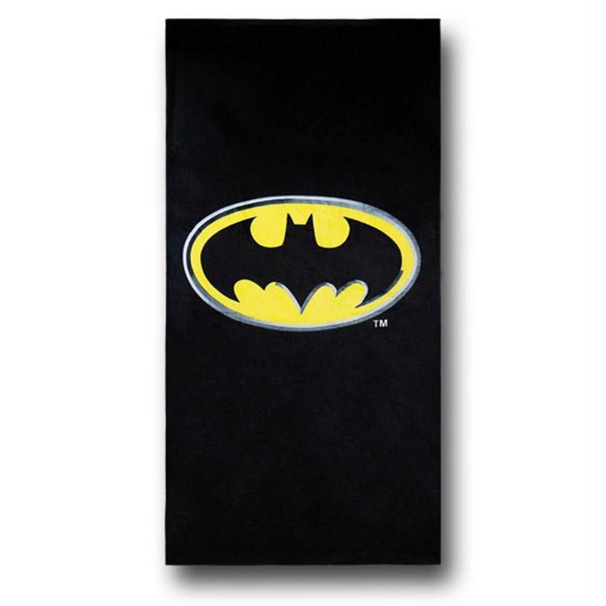 Picture of Batman towlbatsymblk Batman Symbol Black Beach Towel