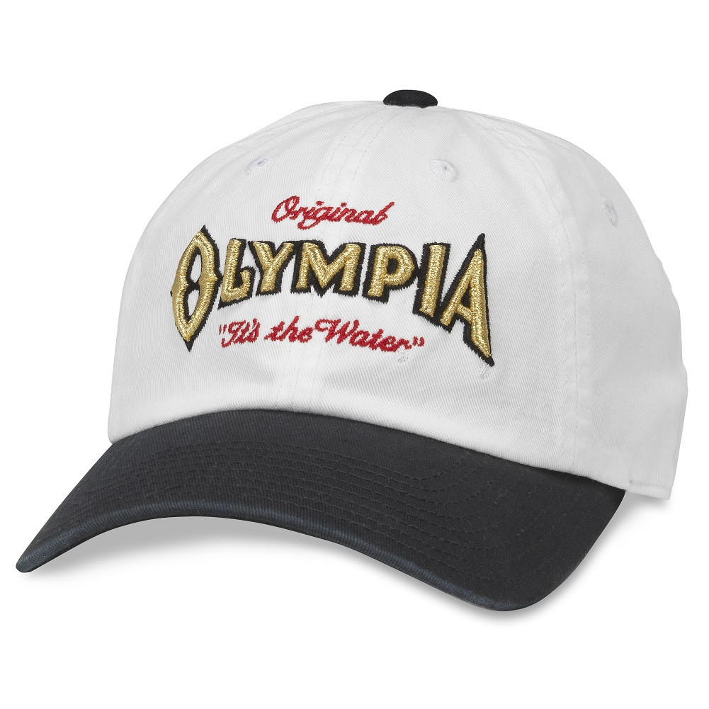 49827  Black & White Adjustable Strapback Hat