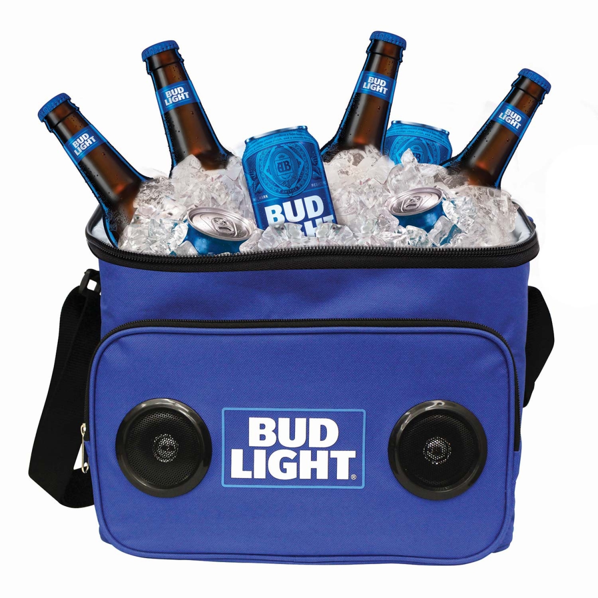 Picture of Bud Light 38897 Bud Light Bluetooth Speaker Cooler Bag