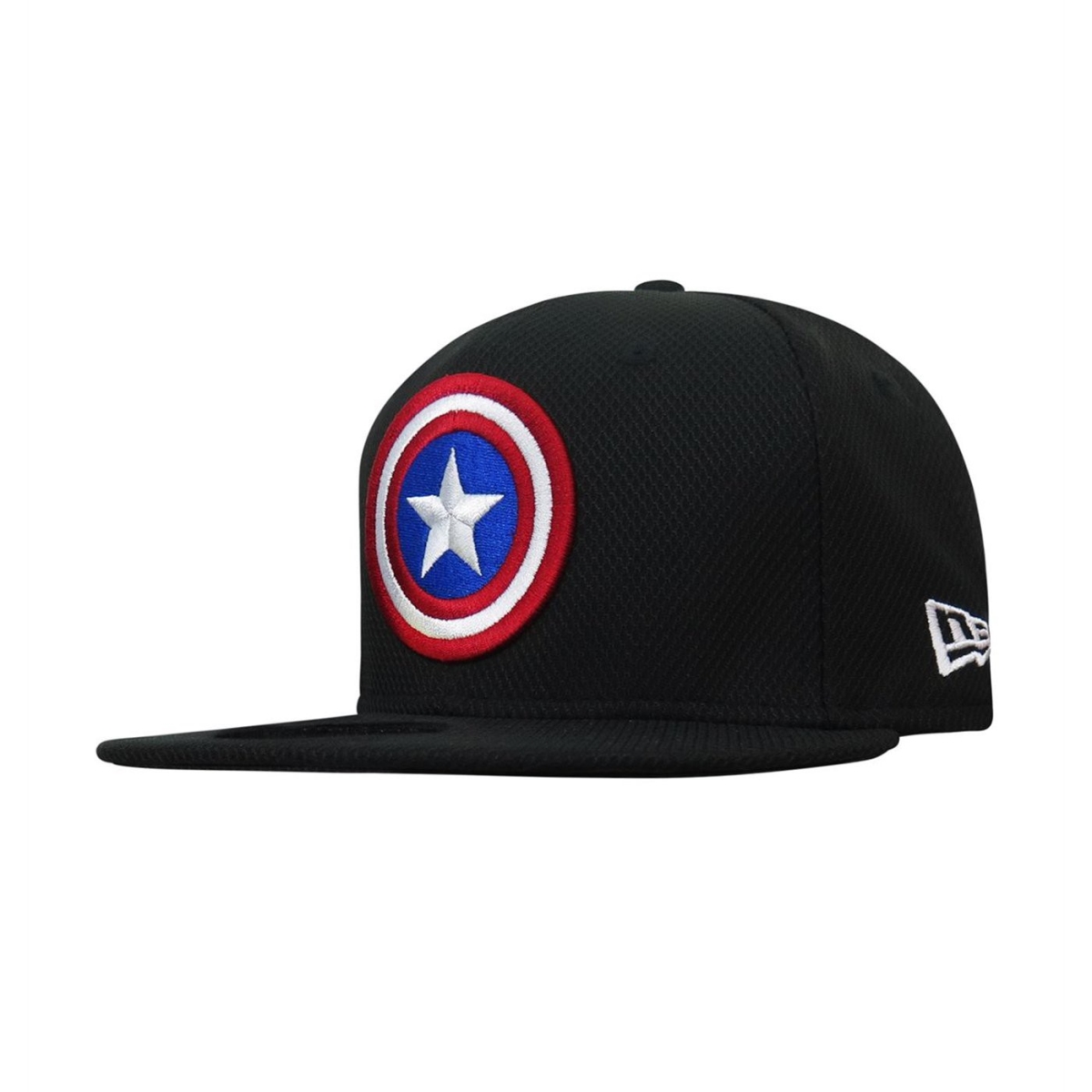Picture of Captain America hatcapshldblk950 Captain America Symbol On Black 9Fifty Adjustable Hat