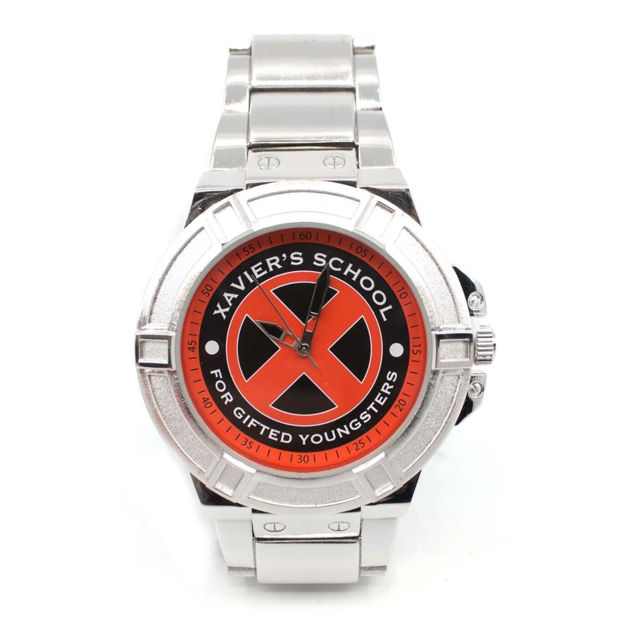 Picture of X-Men wtchxmenxavschlgifted X-Men Xavier School for the Gifted Watch with Metal Band