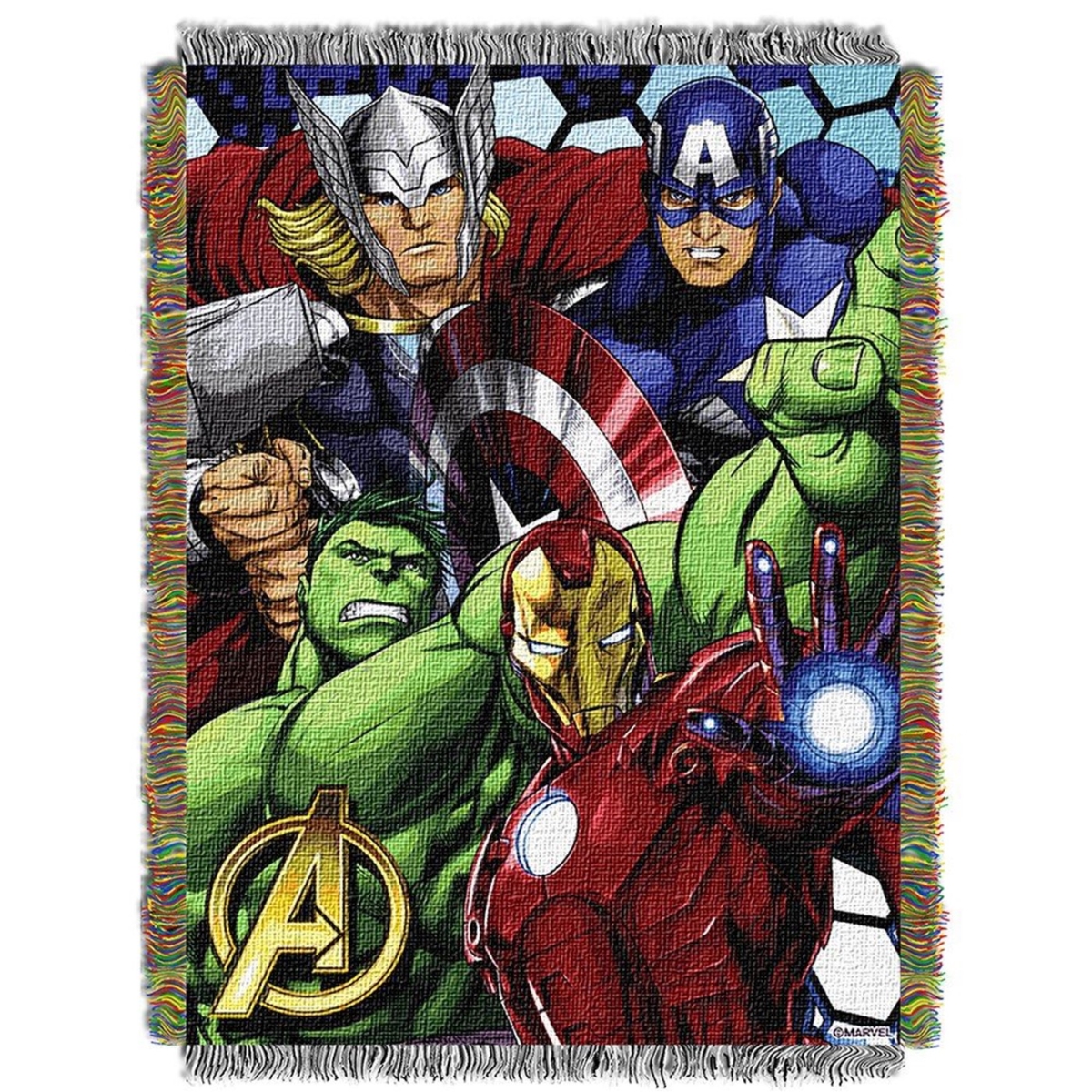 Picture of Avengers 110723 Avengers Retro Tapestry Throw