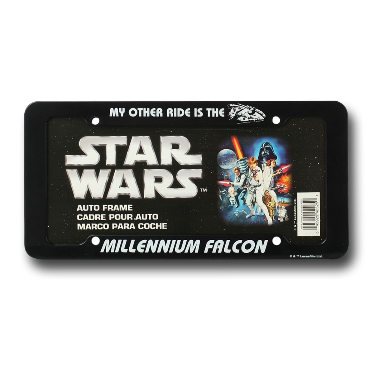 carswmilfal  Millennium Falcon License Plate Frame