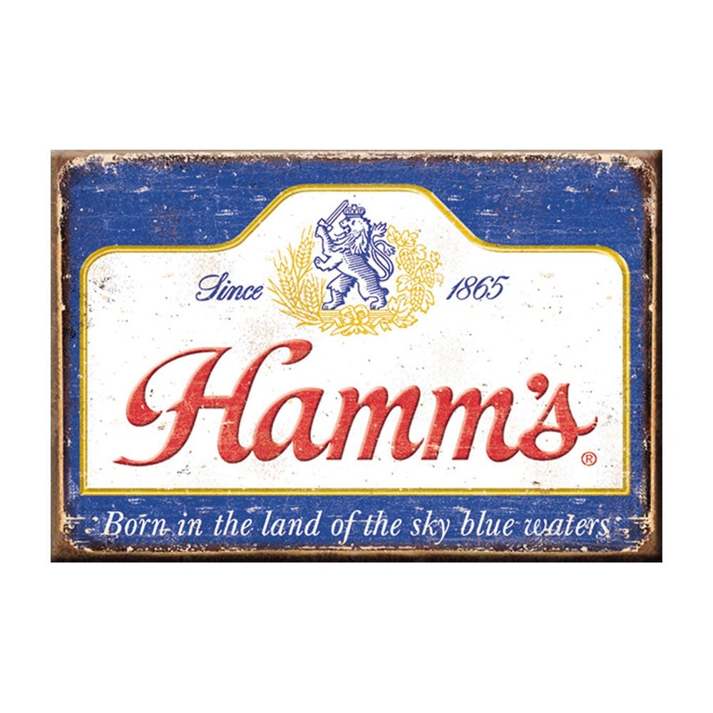 46850  Distressed Logo Magnet