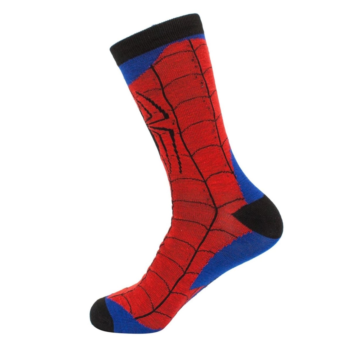 sockspidwbcost  Webbed Costume Crew Socks