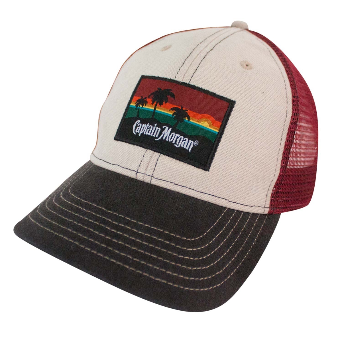 45953  Captain Morgan Beach Side Mesh Snapback Hat