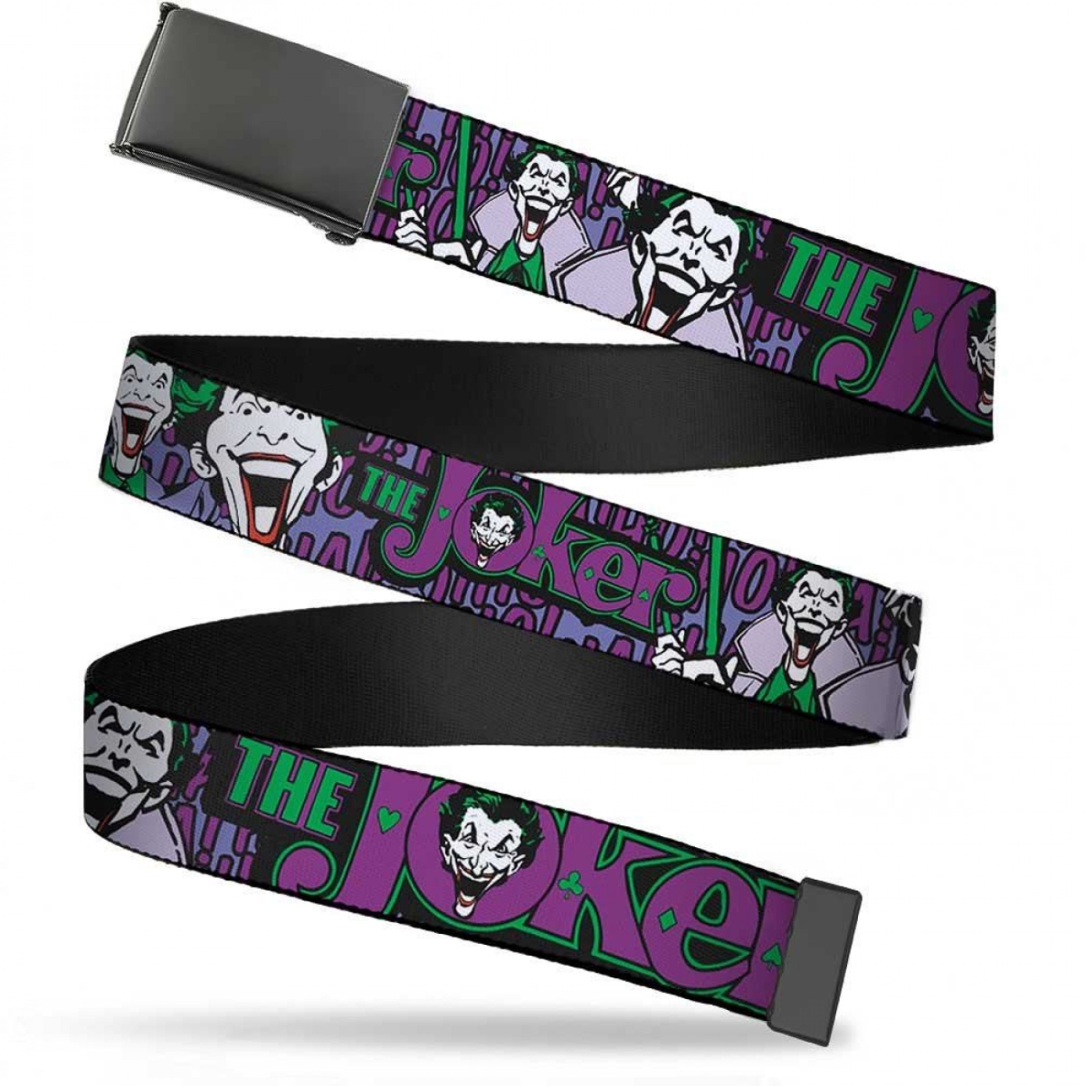 Picture of Joker beltjokerlghlgo-1.5 Joker Classic Logo & Laughter Adult Web Belts