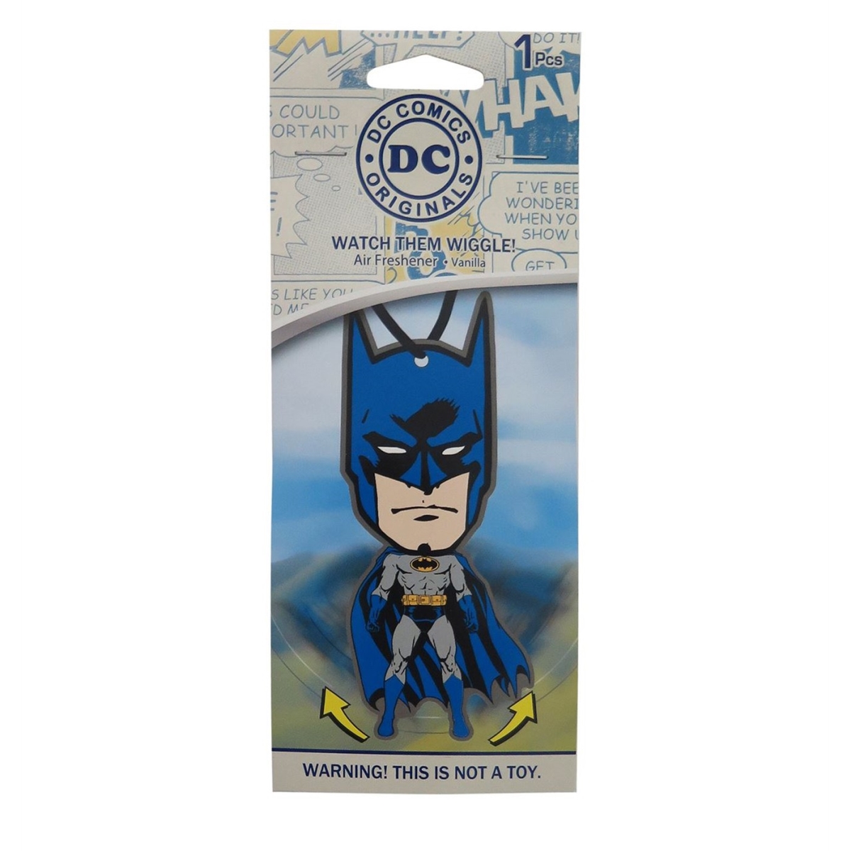 Picture of Batman airfreshbatwig Batman Wiggle Vanilla Air Freshener