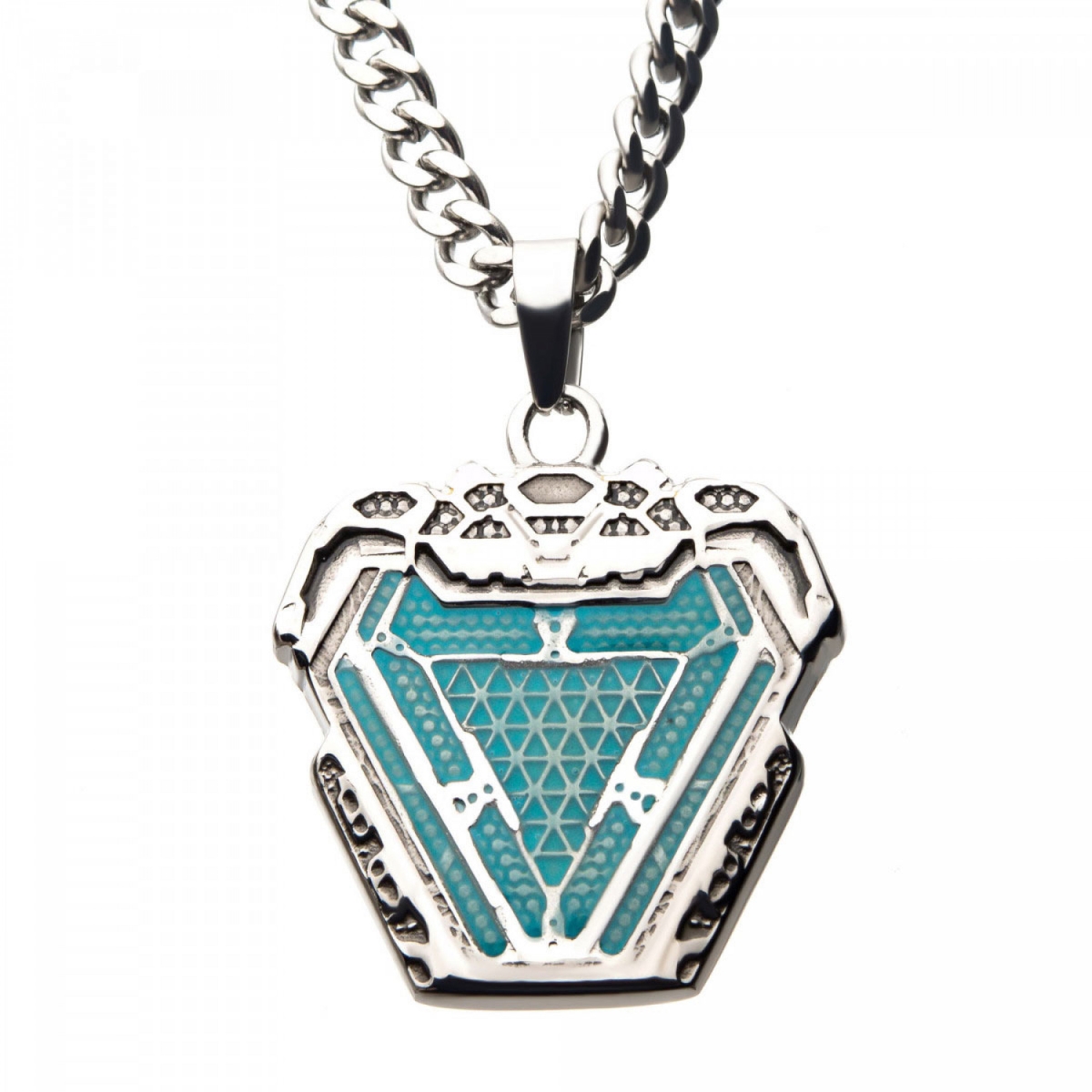 Arc Reactor Steel Necklace