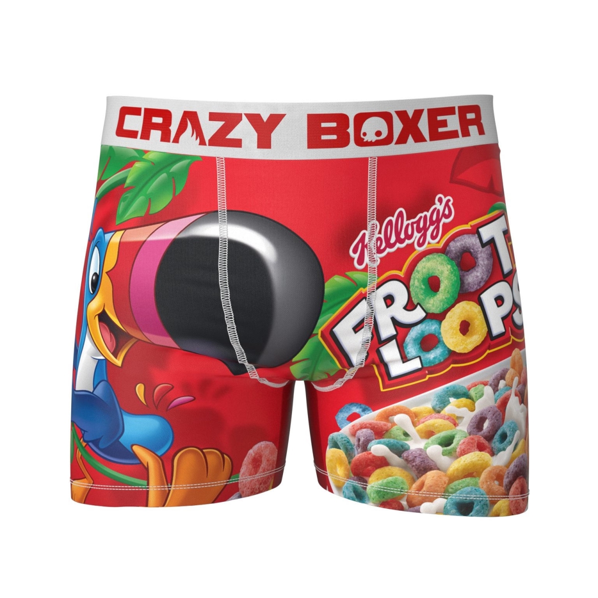 49525-M Froot Loops Fruit Cereal Boxer Briefs - Medium