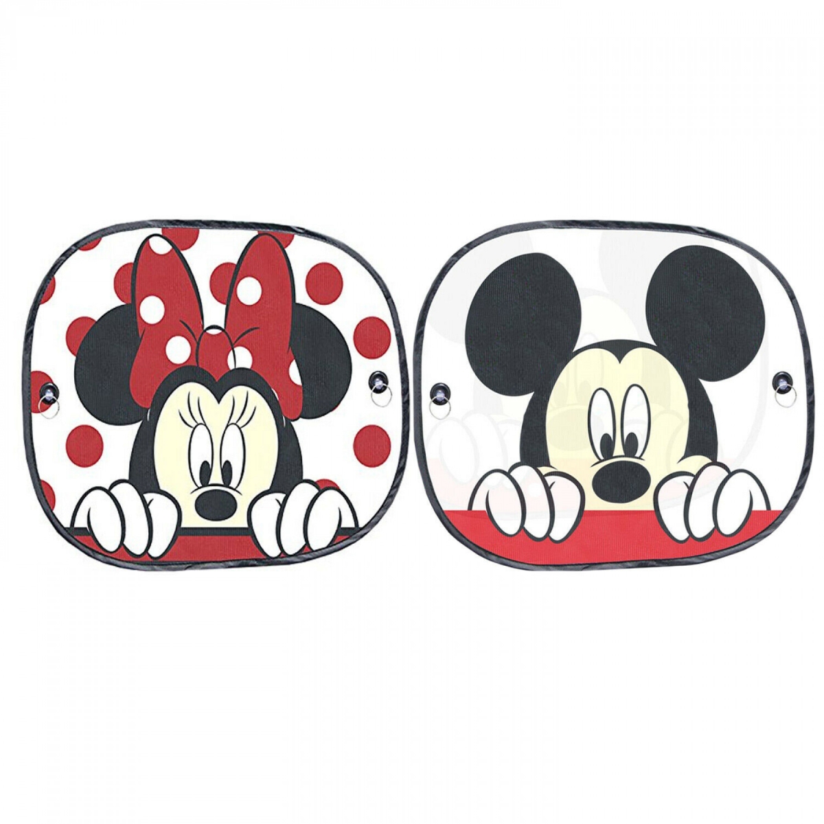 Mickey & Minnie Mouse Peek-A-Boo Springshade Car Window Sunshades