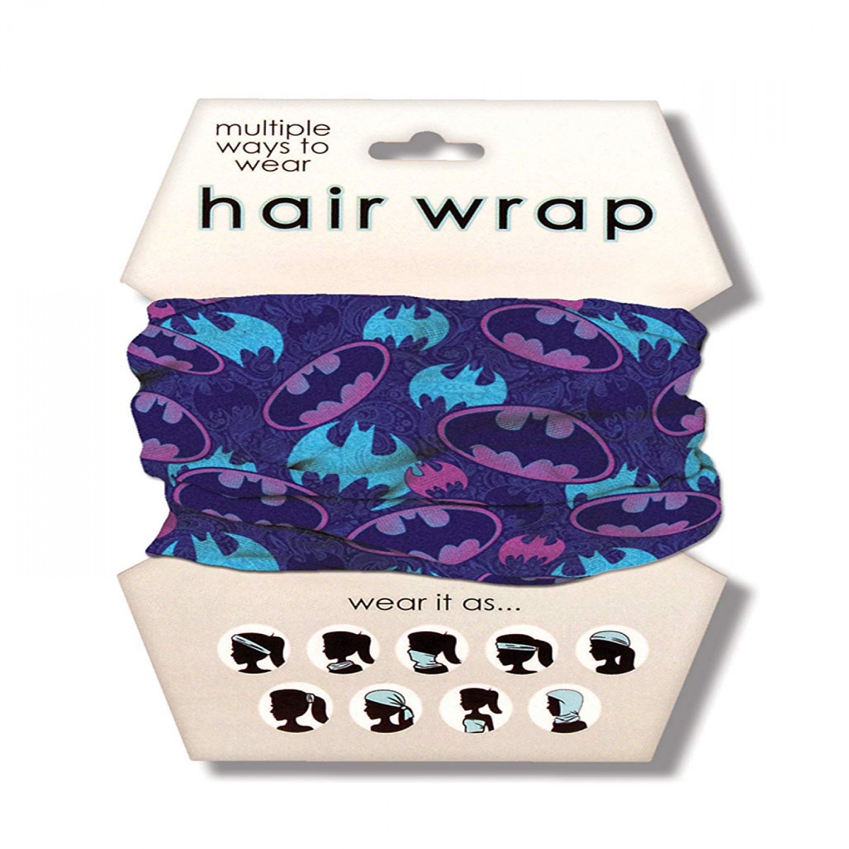 Picture of Batman 805358 Batman Purple Hair Wrap