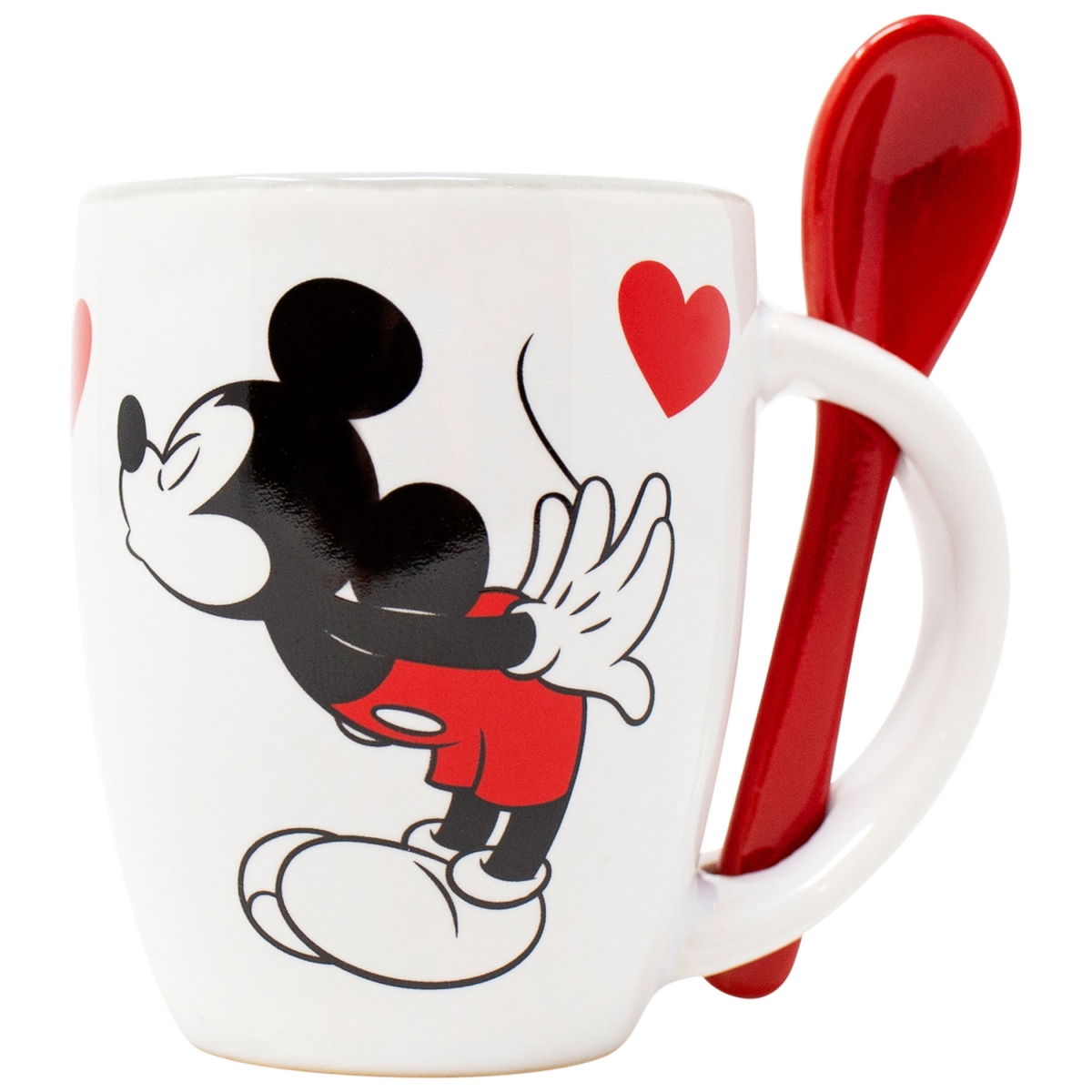 Picture of Mickey Mouse 802348 Disney Mickey & Minnie Kissing Espresso Mug - 4 oz