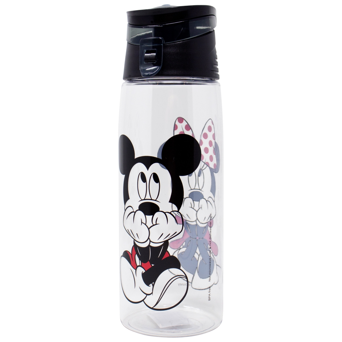 Picture of Disney 802355 Disney Mickey & Minnie Mouse Flip Top Water Bottle
