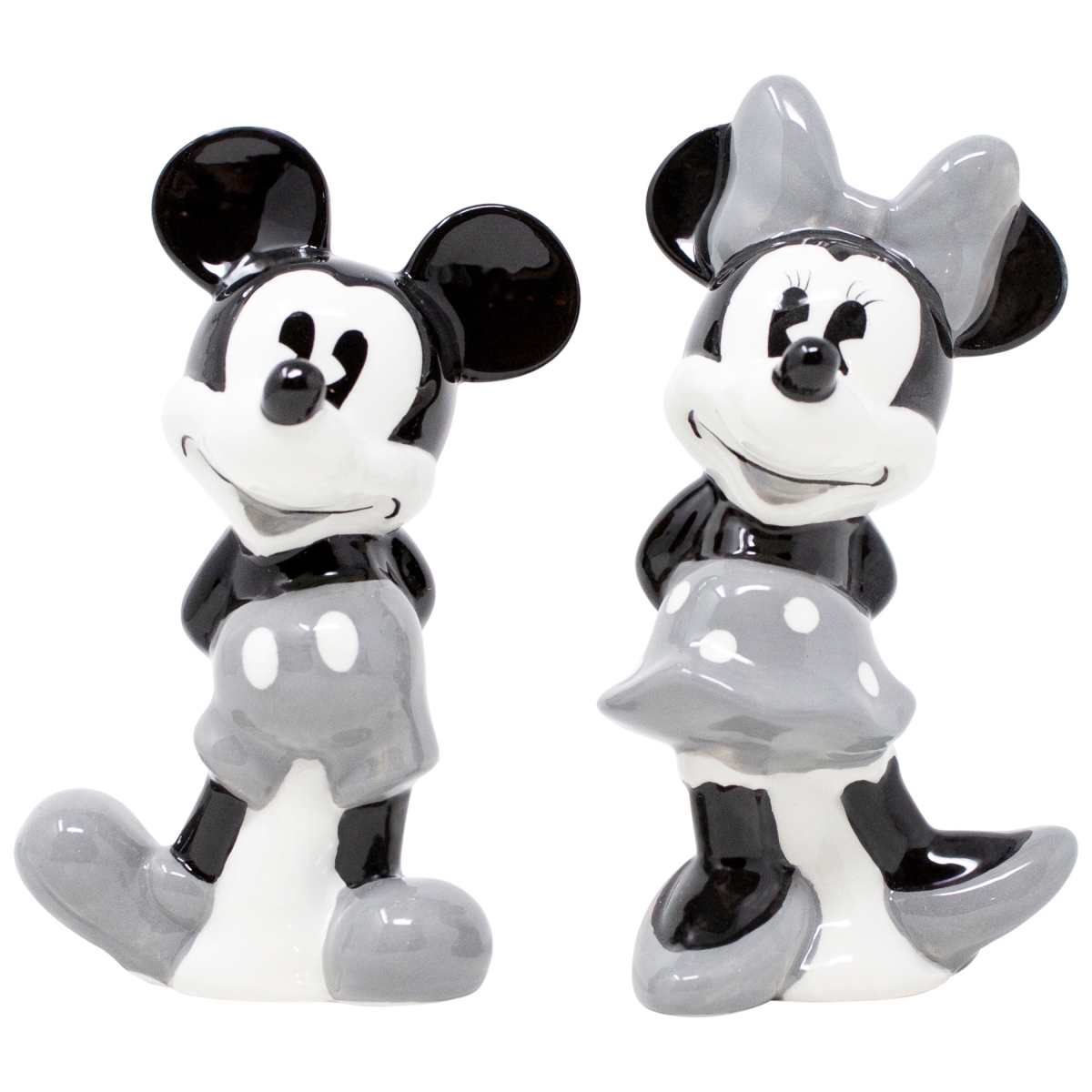 Picture of Mickey Mouse 805662 Disney Mickey & Minnie Mouse Grey Salt & Pepper Shakers