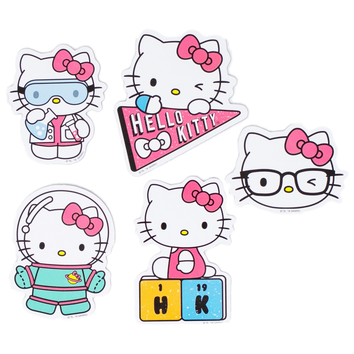 Picture of Hello Kitty 807110 Hello Kitty Nerdy Magnet Set
