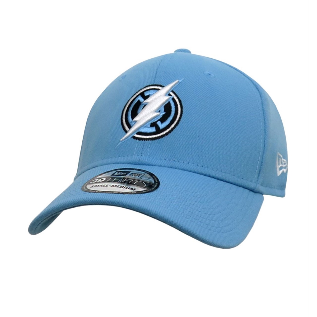 Flash capblflsh3930-s-m-Small-Medium Blue Lantern Flash Symbol 39Thirty Hat - Small & Medium