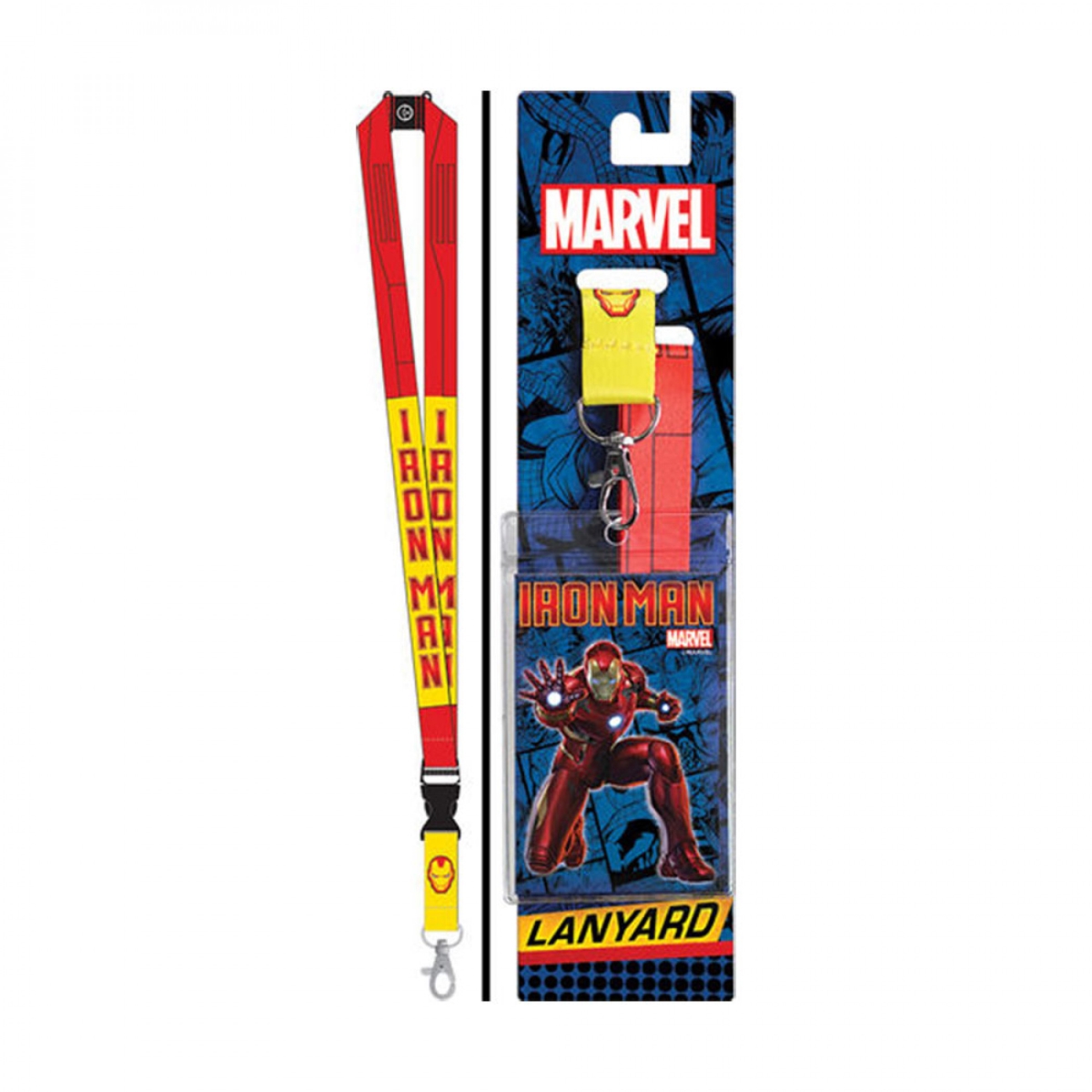 Iron Man 805410 Iron Man Red & Yellow Lanyard