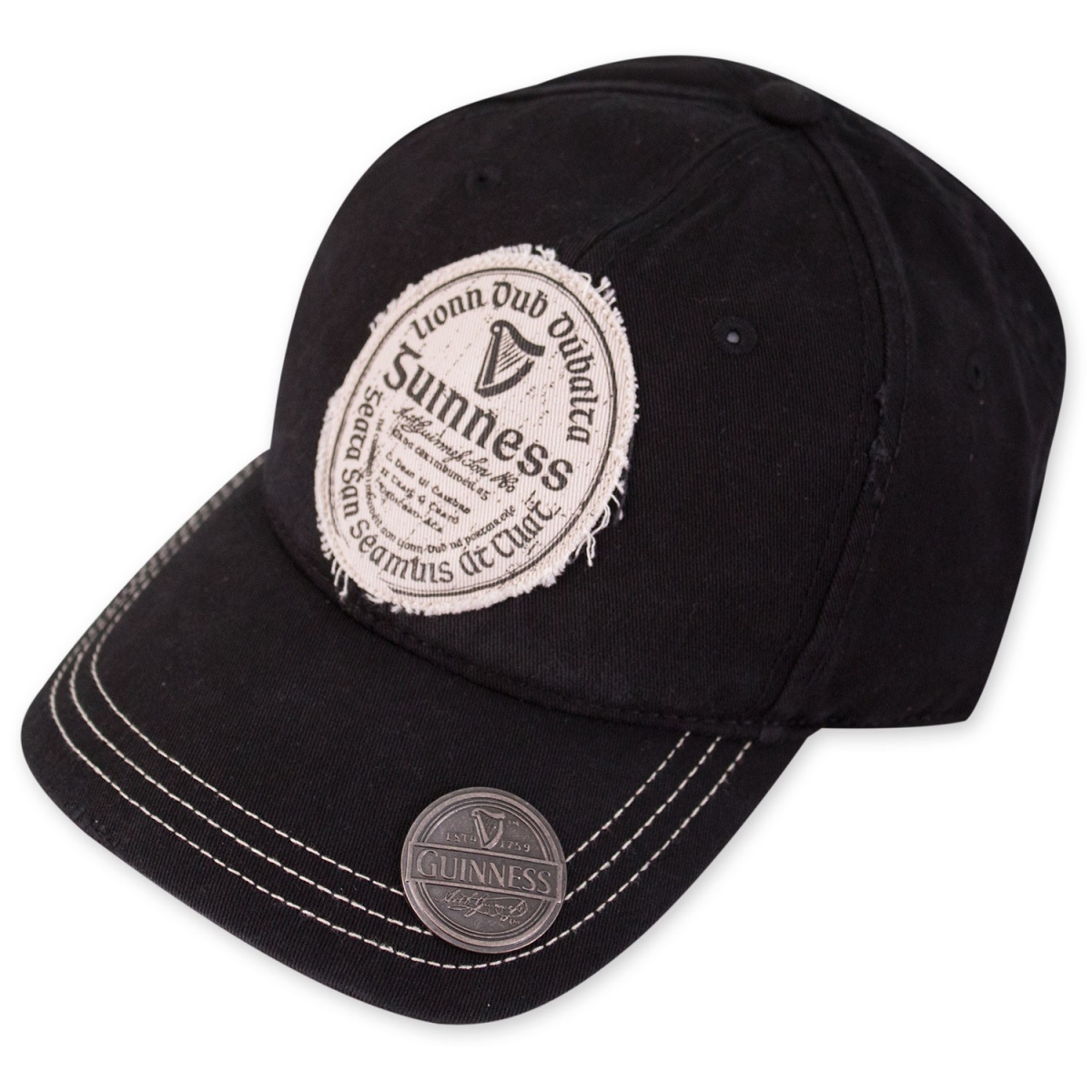 Picture of Guinness 25112 Guinness Gaelic Label Black Bottle Opener Hat