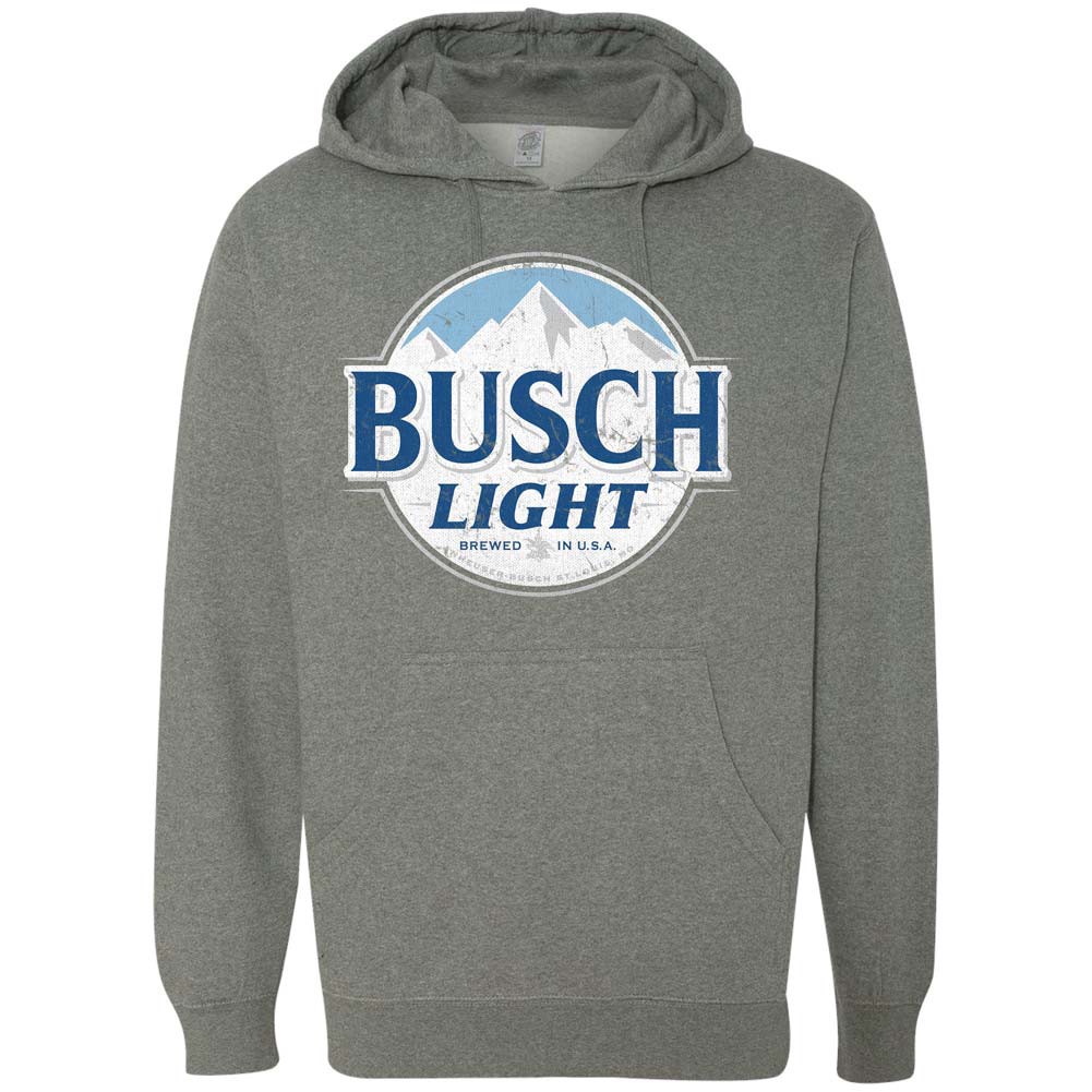 45337-XL  Light Classic Logo Grey Hoodie - Extra Large