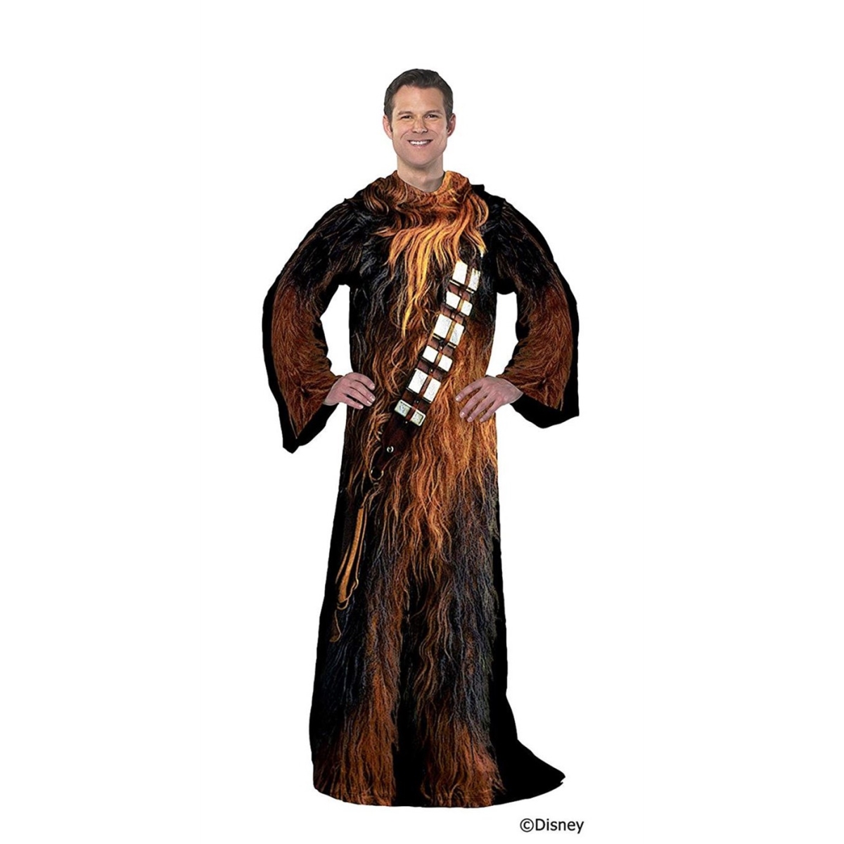 Picture of Star Wars 110720 Chewbacca Adult Robe Blanket with Sleeves