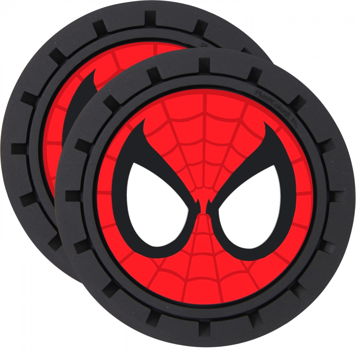 Picture of Spider-Man 810256 Spider-Man Eyes Car Cup Holder Coaster - Pack of 2
