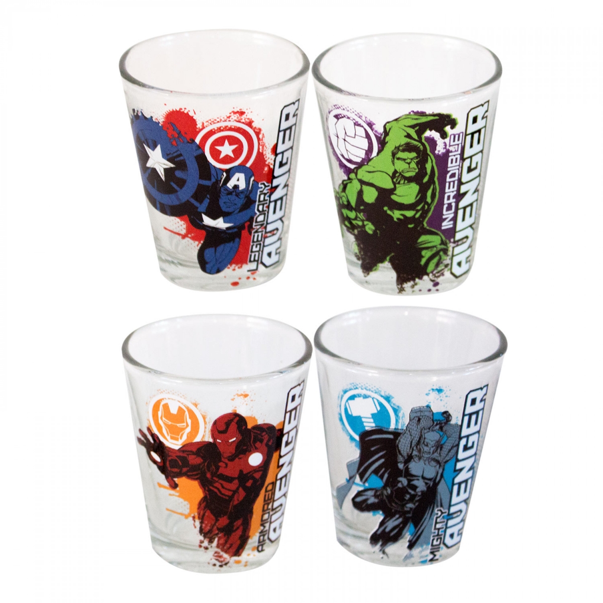 Picture of Avengers 45563 Avengers Four Pack Shot Glass Set